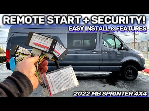 EASY Remote Start + Security (Plug & Play) 2022 Mercedes Sprinter | Full Install & Features