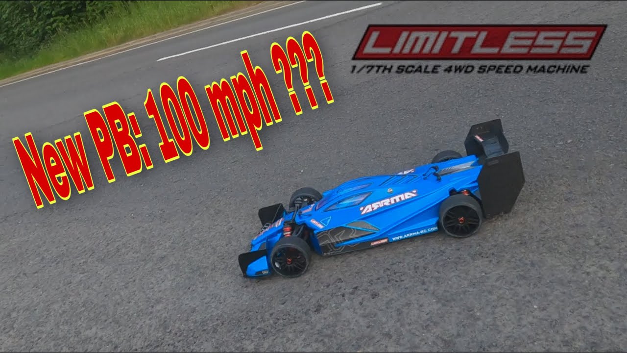 Arrma Limitless speed run - did we hit the magic 100mph ????