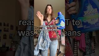 why you should NEVER wash your jeans #jeans #fashion #denim #style