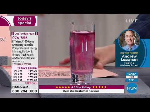 EfficientC + Cranberry Benefits with Pomegranate  30 Pac...