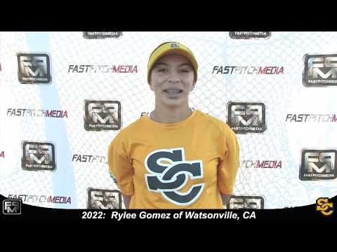 2022 Rylee Gomez Committed St Mary’s College Athletic Shortstop Softball Skills Video - Ca Suncats