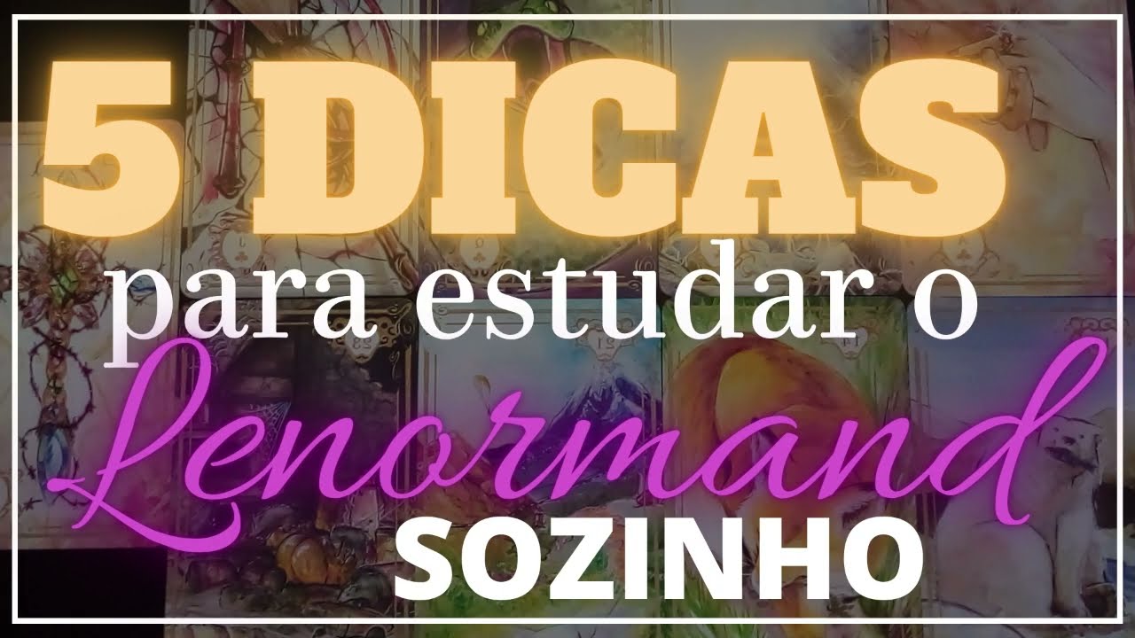 BARALHO CIGANO| COMO ESTUDAR SOZINHO #tarot #baralhocigano #lenormand