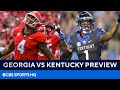No. 11 Kentucky at No. 1 Georgia: Bulldogs QB Situation, Wildcats Defense, & MORE | CBS Sports HQ