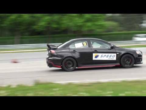 Łukasz Kruczek - Mitsubishi Lancer Evo X - SuperOES 5 Runda  Tor Kielce 21-05-2016