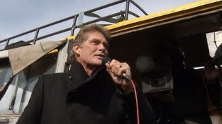 Ortstermin: David Hasselhoff und die East Side Gallery | SPIEGEL TV