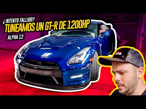INTENTAMOS TUNEAR UN GT-R R35 de +1200HP y... ¿SALE MAL?