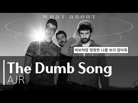 바보처럼 멍청한 나를 보지 말아줘 / AJR - The Dumb Song [가사•해석]