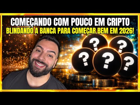 Começando com R$ 500 reais em criptomoedas pensando em 2026