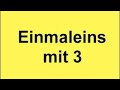 Die Dreierreihe - Das 1x3 Lied - Mathe Lernlieder - Einmaleins mit 3