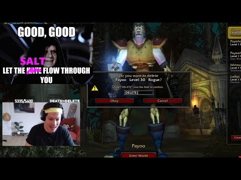 Payo SALTY after loss to warrior using 100% of his brain || WoW Classic Gems #15
