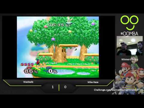 WNMO 3 Winner's Finals - Westballz (Falco, Fox) vs Mike Haze (Fox) - SSBM
