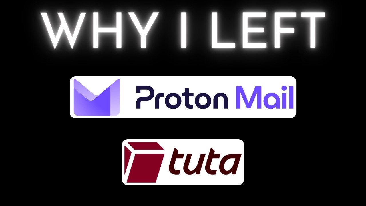 Why I left ProtonMail and Tuta for Stalwart