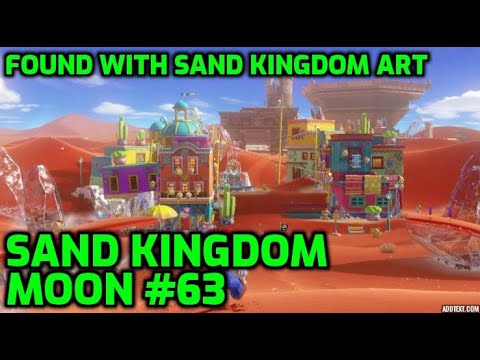 Super Mario Odyssey - Sand Kingdom Moon #63 - Found with Sand Kingdom Art