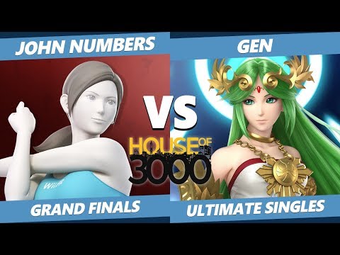 Smash Ultimate Tournament - Gen (Palutena) Vs. John Numbers (Wii Fit) SSBU Xeno 184 Grand Finals
