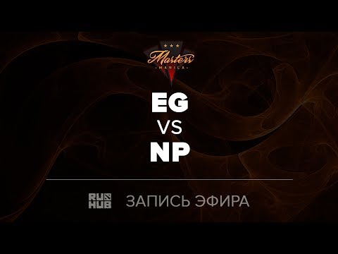 Evil Geniuses vs Team NP, Manila Masters, game 1 [Adekvat, 4ce]