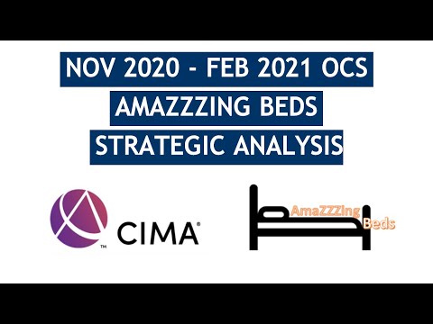 CIMA OCS AmaZZZing Beds Strategic Analysis - November 2020 & February 2021