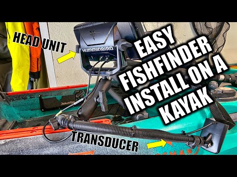 Install Helix 7 Fishfinder on a Kayak