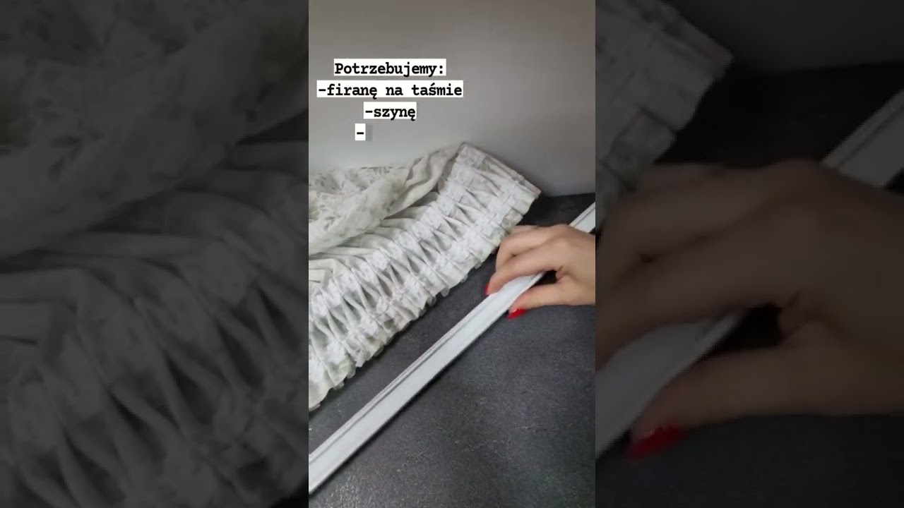 Jak łatwo zawieszać firany i zasłony na karnisz szynowy