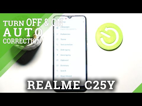 How to Enter Text Correction Options on Realme C25Y –  Text Correction Settings