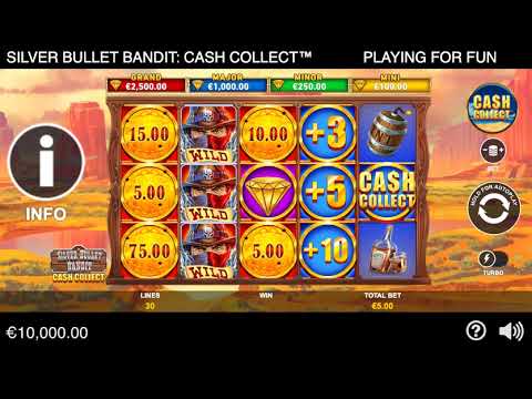 Silver Bullet Bandit Cash Collect – Video Gameplay