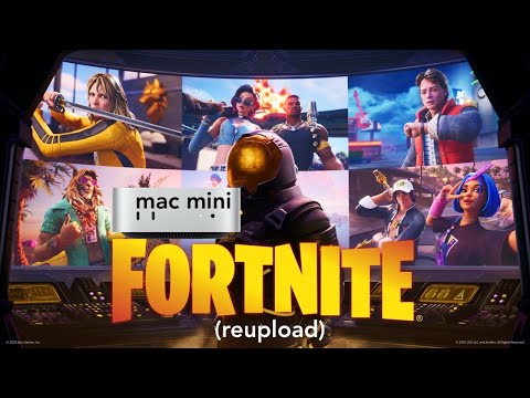 Fortnite as Mac native app, Mac Mini M4: Performance test (Re-upload: Accidental deletion)