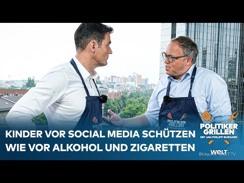 POLITIKERGRILLEN MIT JAN PHILIPP BURGARD: Mario Voigt fordert kein Social Media vor 16!