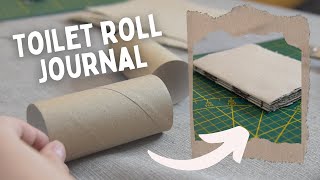 How to turn TP ROLLS into a journal | recycling at home