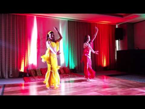 Letícia Franchi e Isa Munir  Mercado Persa 2017 - Escola Oriental-árabe - Crys Franchi Campinas