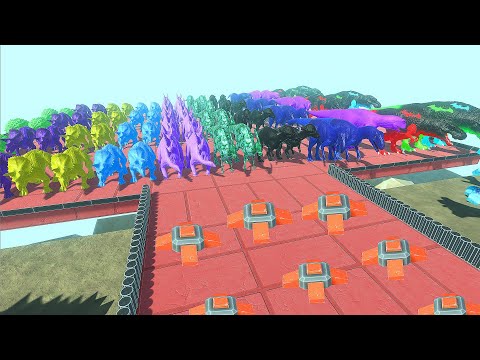 Colored Every Unit Bomb Trap Challenge #7 - Animal Revolt Battle Simulator