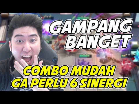 NIH COMBO MUDAH GA PERLU 6 SINERGI di MAGIC CHESS! GAMPANG BET!