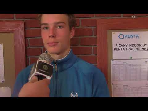 Jiří Jeníček po porážce v 1. kole ŘÍČANY INDOOR BY PENTA TRADING 2017