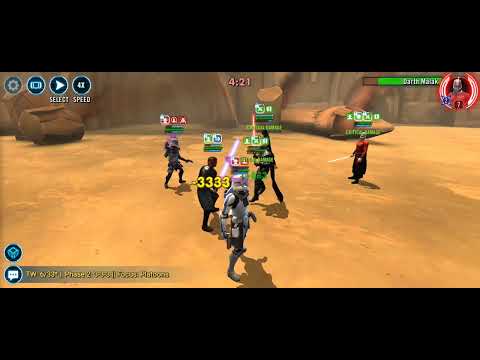 game play against omicron L malgus with 501st