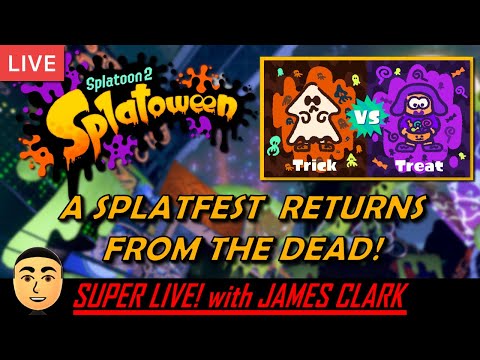 Splatoon 2 - SPLATOWEEN 2022 - Trick Vs. Treat | Super Live! with James Clark