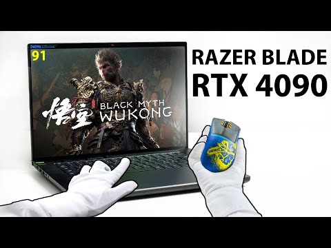 The Razer Monster Laptop - RTX 4090! + Fortnite Gear Unboxing