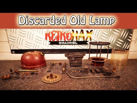 Discarded 50's Paraffin Lamp Restoration