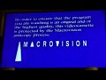 Macrovision Screen 1992