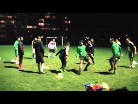 VoetbalinBreda: PCP-rondootje vlak voor de training (panna)