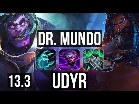 MUNDO vs UDYR (TOP) | 6/2/15, Rank 7 Mundo, 600+ games | KR Grandmaster | 13.3