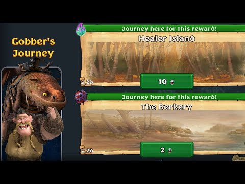 Gobber's/Grump's Journey:Healer Island,The Berkery - Dragons:Rise of Berk