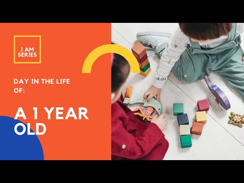 A 12 month old's first day in a Montessori classroom