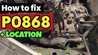 dtc p0868 quickly Fix