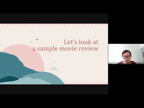 Part of a video titled SPM CEFR Writing: Film Review/ Movie Review - YouTube