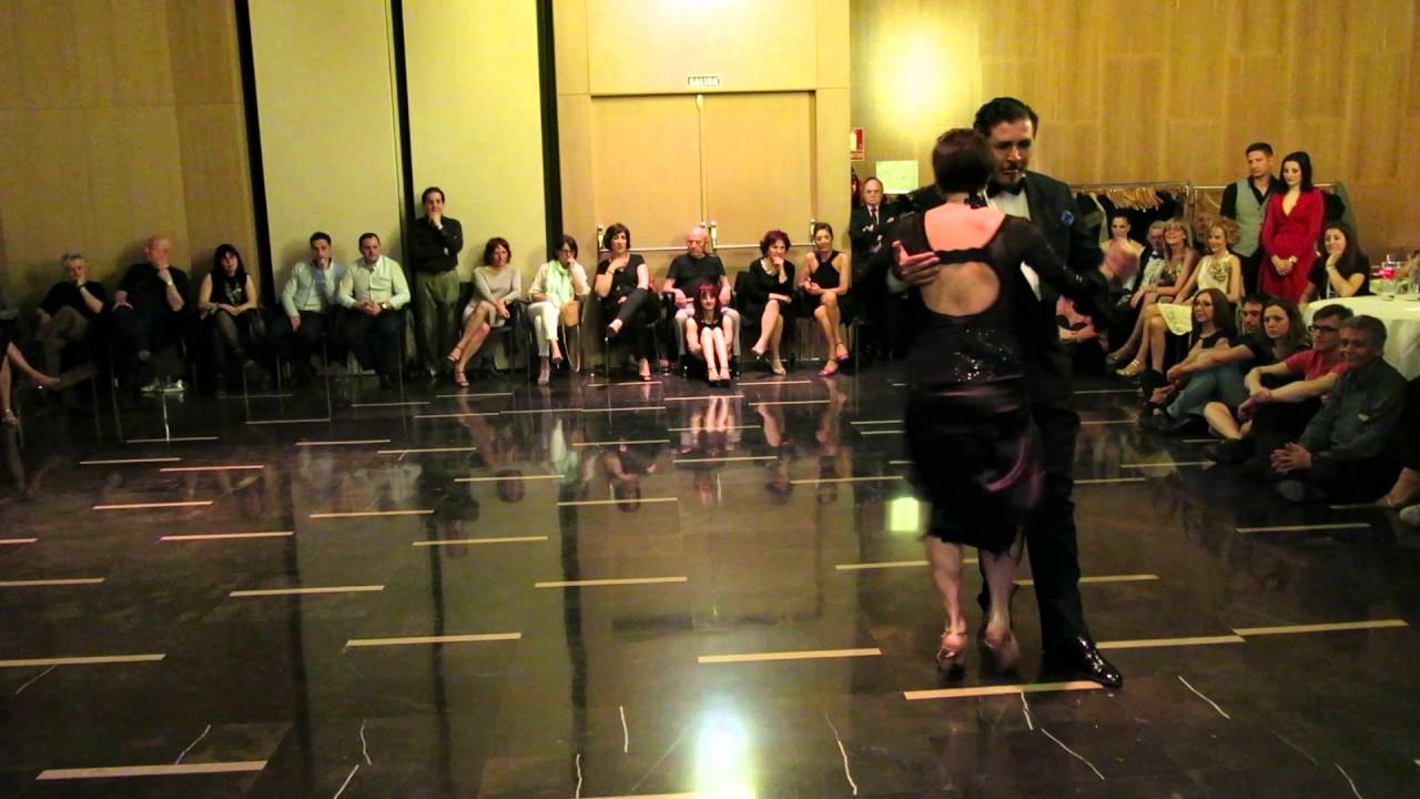 Veronica Palacios & Omar Quiroga, 1- tango Zaragoza , EL GARAGE-Abril 2016