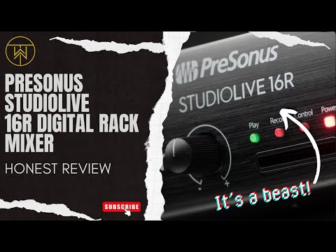 PreSonus StudioLive 16R 16-Channel Rackmount Digital Mixer 2017 - Present - Black image 5