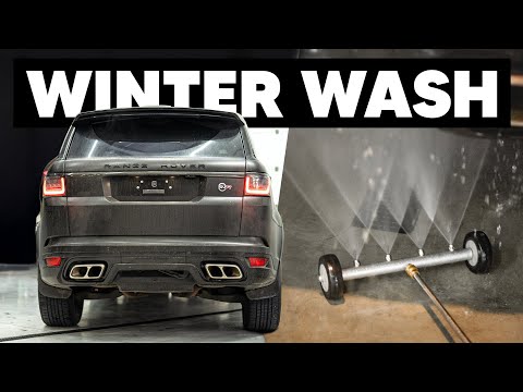 Range Rover SVR Winter Wash & Interior Deep Clean - ASMR