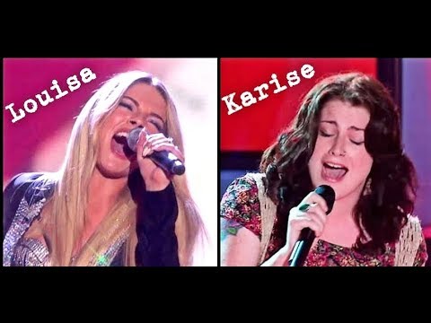 Louisa Johnson vs Karise Eden - It's A Man's World (Compilation)