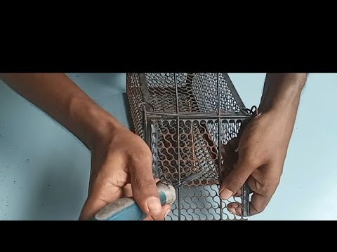 How to put a spring | mouse trap cage repear | rat trap cage | put a spring