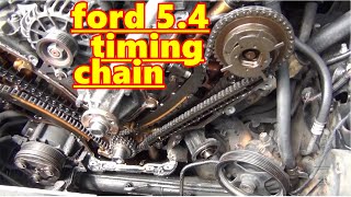 How To Replace Timing Chain Ford 5.4l 3v f150 Navigator Timing Chain Replacement Codes P0012 P0022