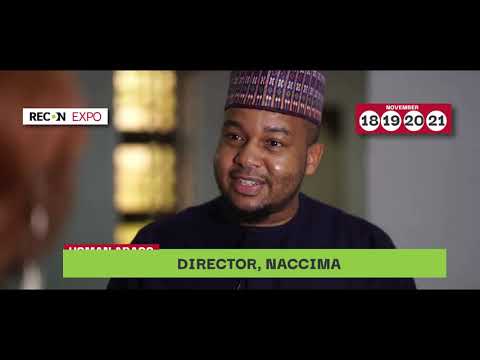 Usman Abbas, Director, NACCIMA speaks on the benefits of participating in RECON EXPO 2020.
