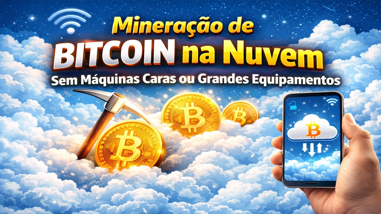 COMECE HOJE MESMO GANHAR BTC COM ESSA MINERADORA EM NUVEM DE BITCOIN!